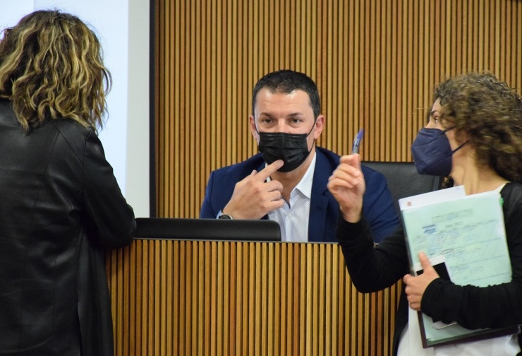 El ministre d'Economia, Jordi Gallardo, aquest divendres al Consell General.