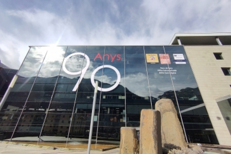 La seu d'Andbank al Principat d'Andorra.