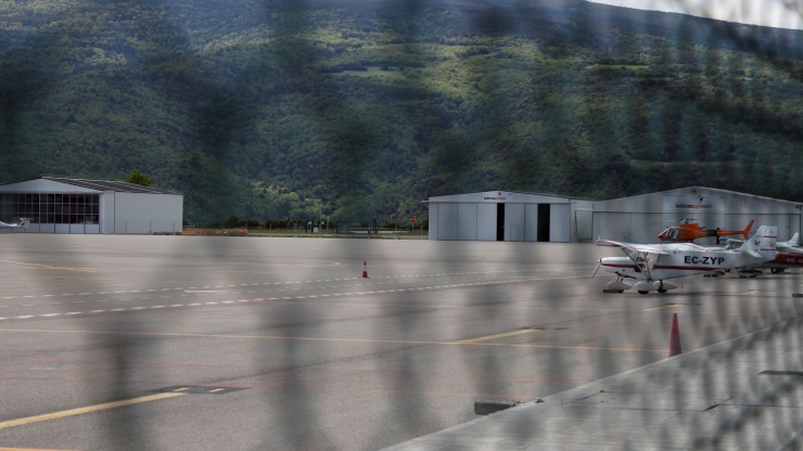 Una imatge d'arxiu de l'aeroport Andorra-La Seu d'Urgell.