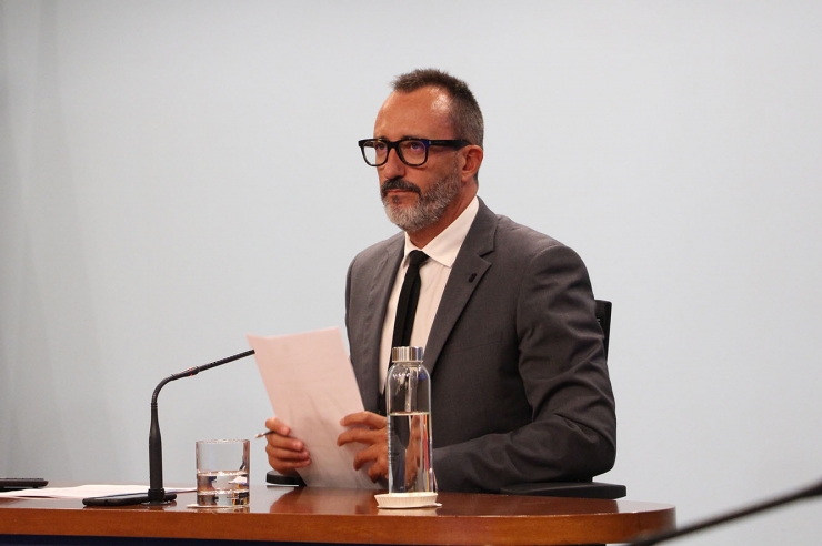 El ministre de Territori i Habitatge, Víctor Filloy.