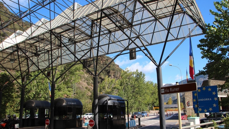 Entrada per la frontera hispanoandorrana.