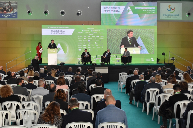 Un instant de la 32a Trobada Empresarial al Pirineu.