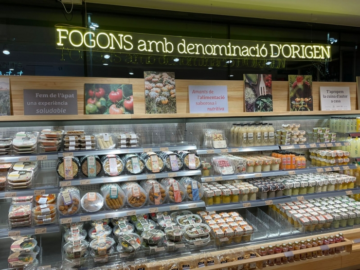 L'interior del nou Ametller Origen d'Andorra.