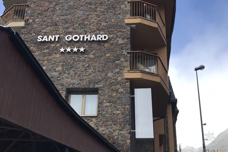 L'hotel Sant Gothard.