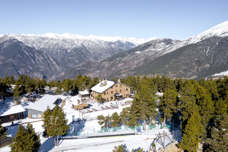 L'estació d'esquí nòrdic Naturland aquest pont de la Puríssima.