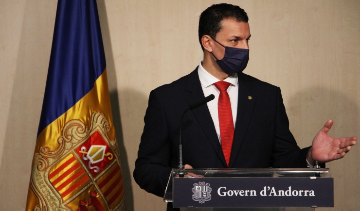 El ministre de Presidència, Economia i Empresa, Jordi Gallardo.