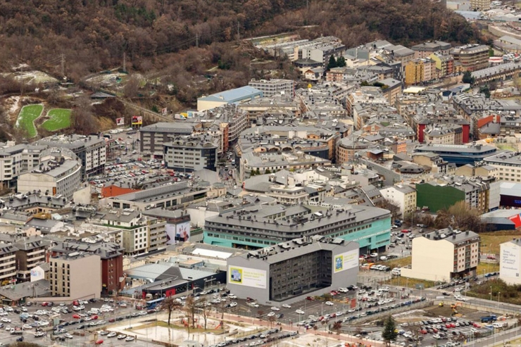 Vista aèria de la vall central.
