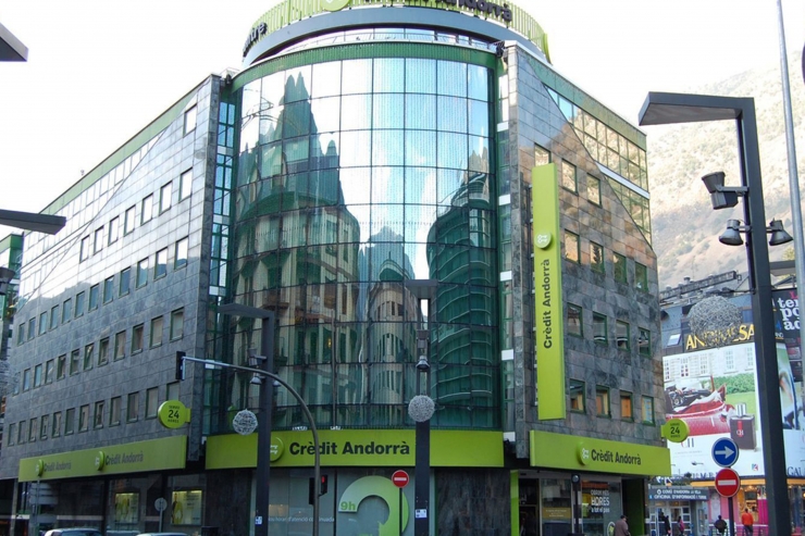 La seu de Crèdit Andorrà.