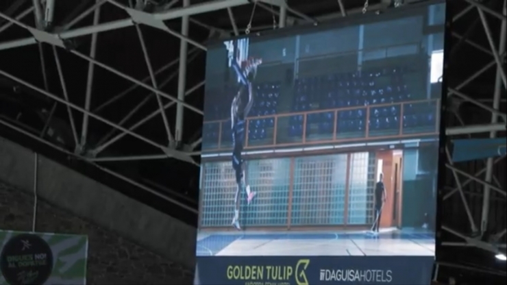 El Poliesportiu, en un partit del Morabanc Andorra.