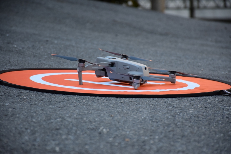 El dron utilitzat pels tènics de FEDA.