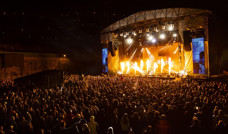 El concert de Martin Garrix en el marc de l'Andorra Mountain Music.