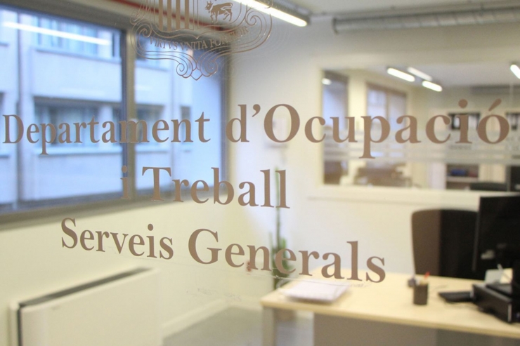 Els despatxos del Servei d'Ocupació.
