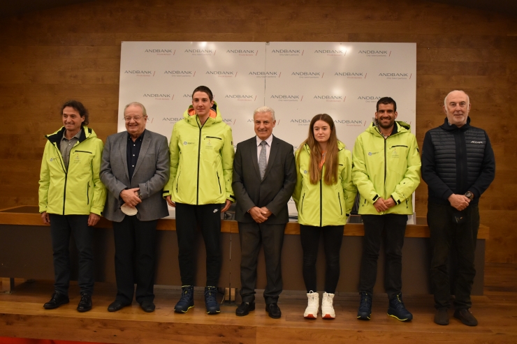 Presentació de la roba i de la delegació andorrana que assistirà al Festival Olímpic de la Joventut Europea a Finlàndia.