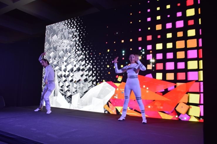 Un espectacle en la presentació.