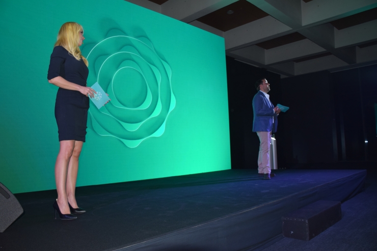 Un instant de la presentació conduïda per Patricia Conde.