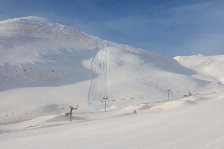 La pista negra de la Capa al sector d'Arinsal de Vallnord - Pal Arinsal.