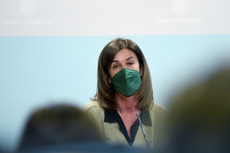 La ministra d'Educació i Ensenyament Superior, Ester Vilarrubla.