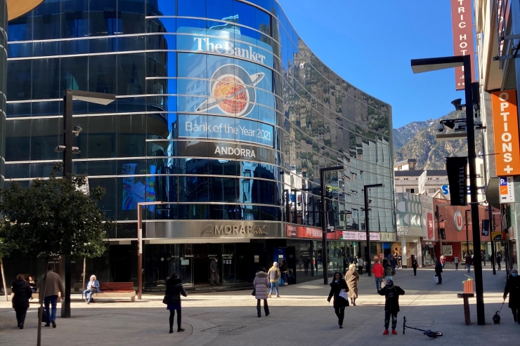 La seu central de MoraBanc.