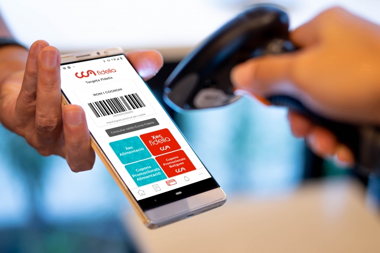 L'aplicació CCA Fidelia, l’app que digitalitza la seva targeta de fidelització.