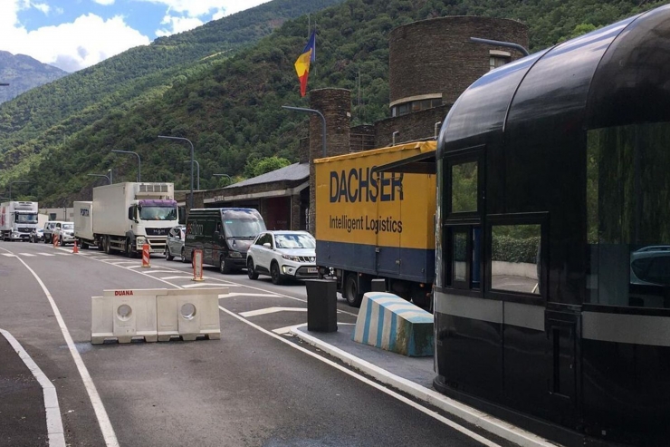 La duana andorrana de la Farga de Moles.