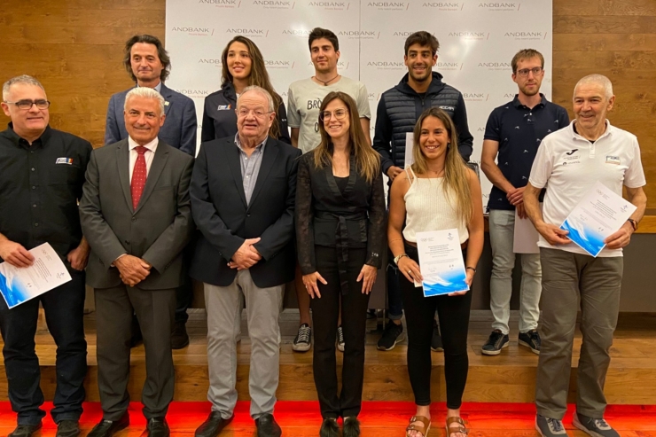 Un instant de l'acte d'entrega dels diplomes.