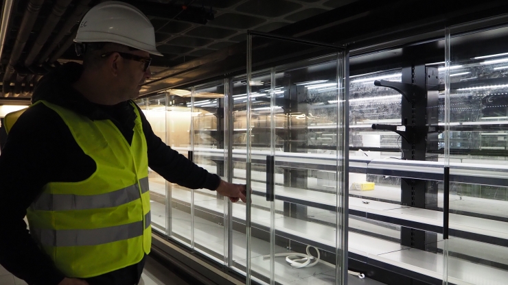 Edgar Martínez, director d'Epizen, a les instal·lacions del nou Carrefour.