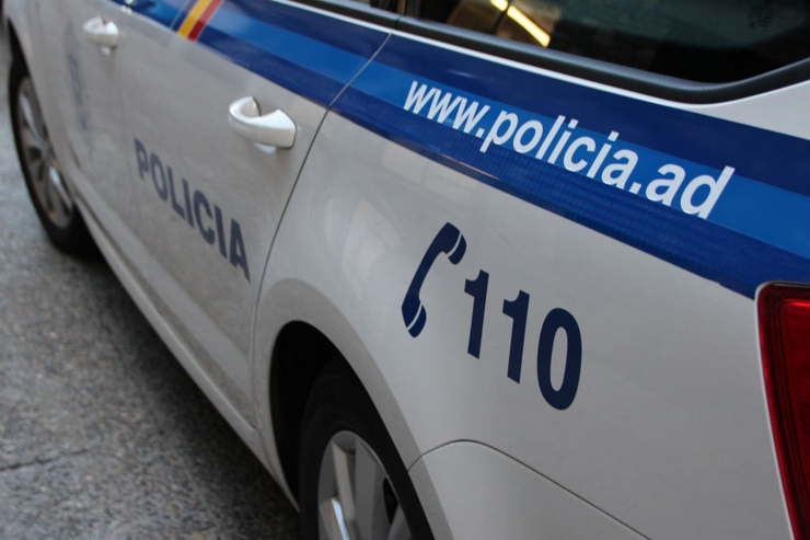 Un vehicle de la policia.