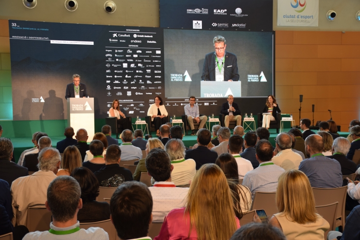 Presentació de la taula 'Experiències empresarials d’èxit amb clau lleidatana'.