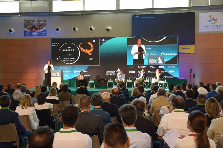 La CEO d'Exquisitarium, Sònia Plana, explica el model de negoci de la seva empresa en la darrera taula d'aquest dijous.