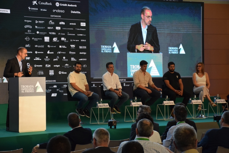 La taula d'start-ups celebrada aquest divendres a la tarda.