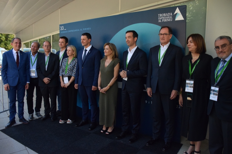 Rebuda al ministre de Presidència, Economia i Empresa, Jordi Gallardo, i a la ministra de Transports, Mobilitat i Agenda Urbana del Govern d'Espanya, Raquel Sánchez.