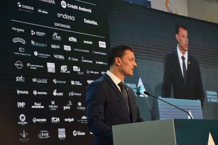 El ministre de Presidència, Economia i Empresa, Jordi Gallardo.