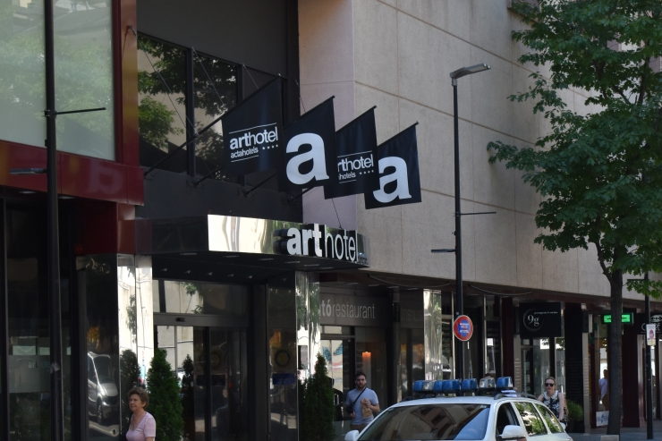 Un hotel d'Andorra la Vella.