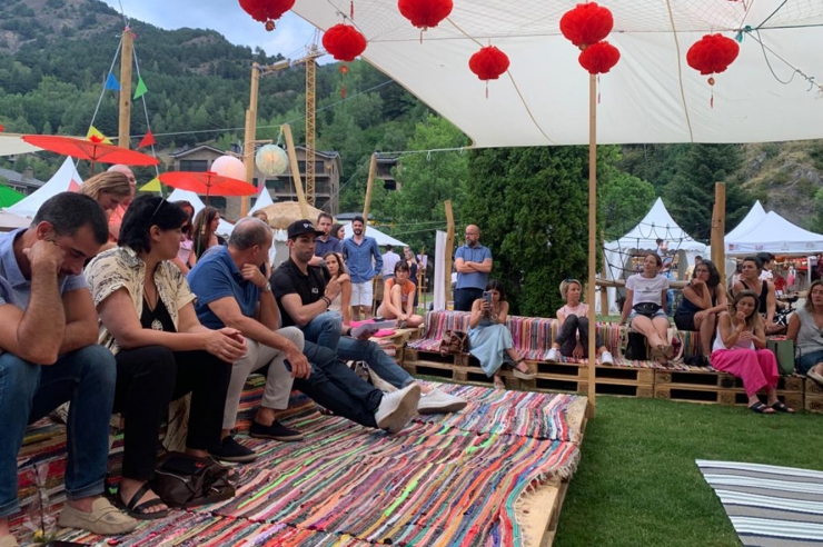 Un moment de la intervenció de Raül Ferré a La Serenalla Market.
