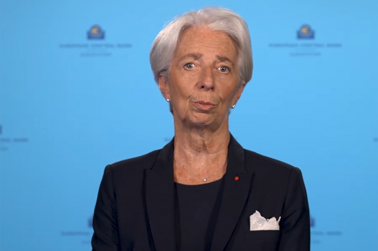 Christine Lagarde, presidenta del Banc Central Europeu.