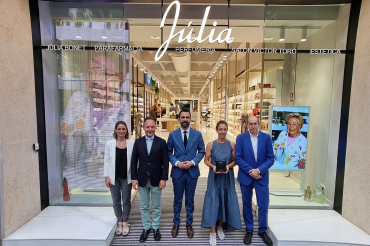 Un moment de l'homenatge que va tenir lloc a Barcelona.