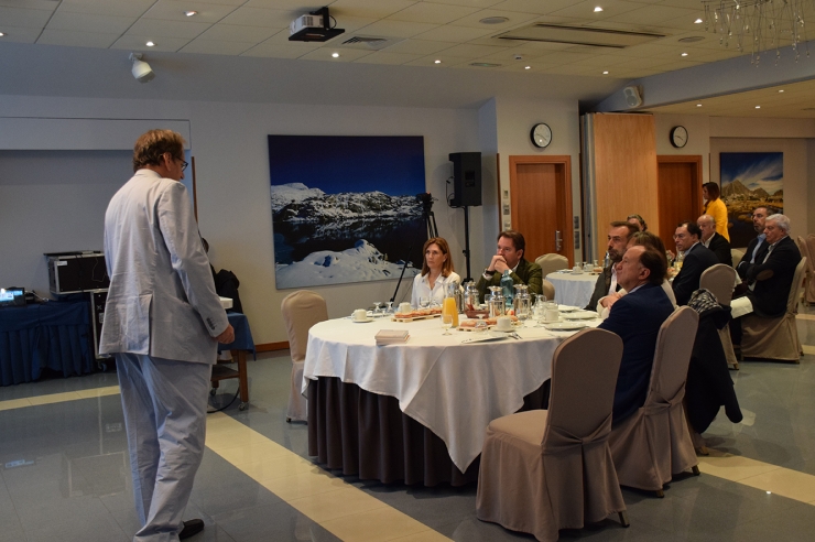 Un moment de la presentació del llibre de Jordi Tarragona.