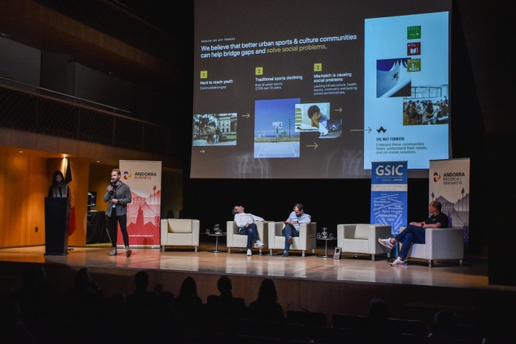 La jornada d'aquest dilluns en la segona edició de l'Andorra Sports Innovation Summit.