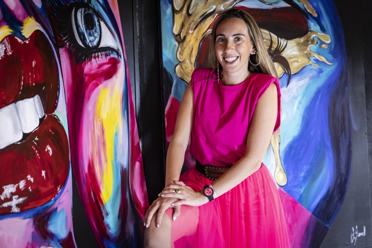 L'artista massanenca Ona Saumell.