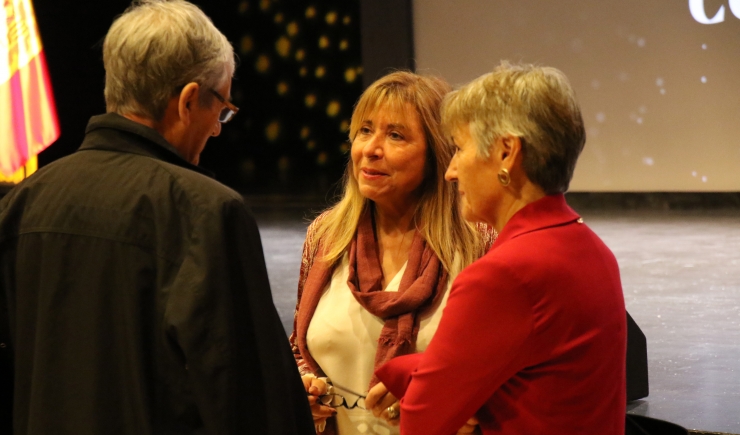 La cònsol major d'Andorra la Vella Conxita Marsol durant la inauguració de la jornada.