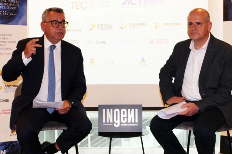 El president i el cluster manager d’Actinn, Albert Moles i Ignasi Martín, respectivament.