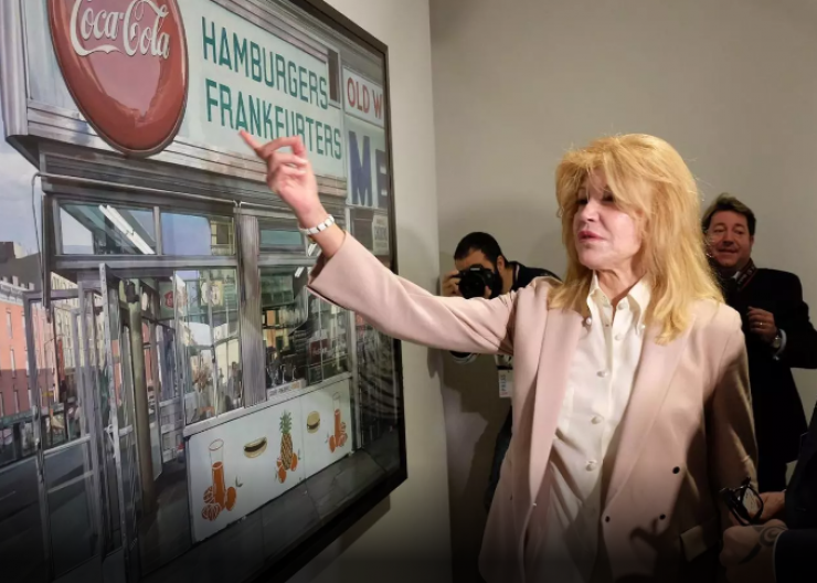 Carmen Thyssen al seu museu d'Andorra.