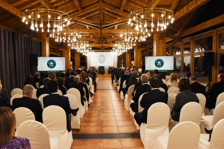 Un moment de l'acte d'inauguració del 20è aniversari de l'Empresa Familiar Andorrana.