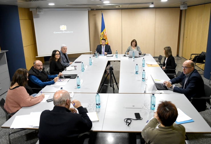 Una reunió del consell econòmic i social, que ha analitzat el reglament.