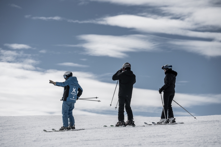 Esquiadors a les estacions de Grandvalira Resorts durant el pont.