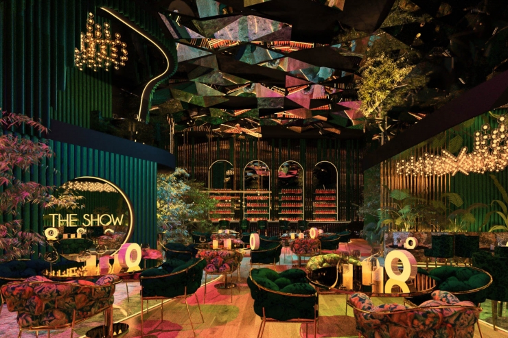 La zona de restauració del centre d'oci integral Unnic.