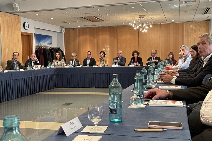 Trobada entre la Confederació Empresarial Andorrana i el MEDEF Occitanie (mouvement des entreprises de France Occitanie).