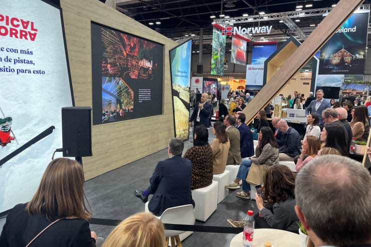 La presentació d'Unnic a la fira Fitur de Madrid.