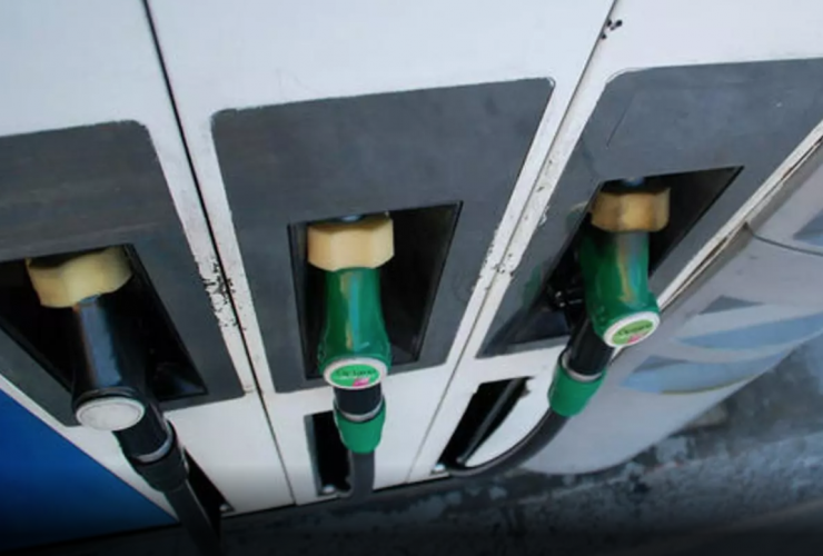 Sortidors d'una benzinera.