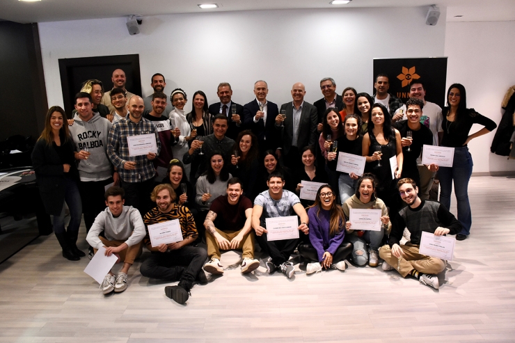 Els crupiers d'Unnic han rebut aquest migdia el diploma acreditatiu.